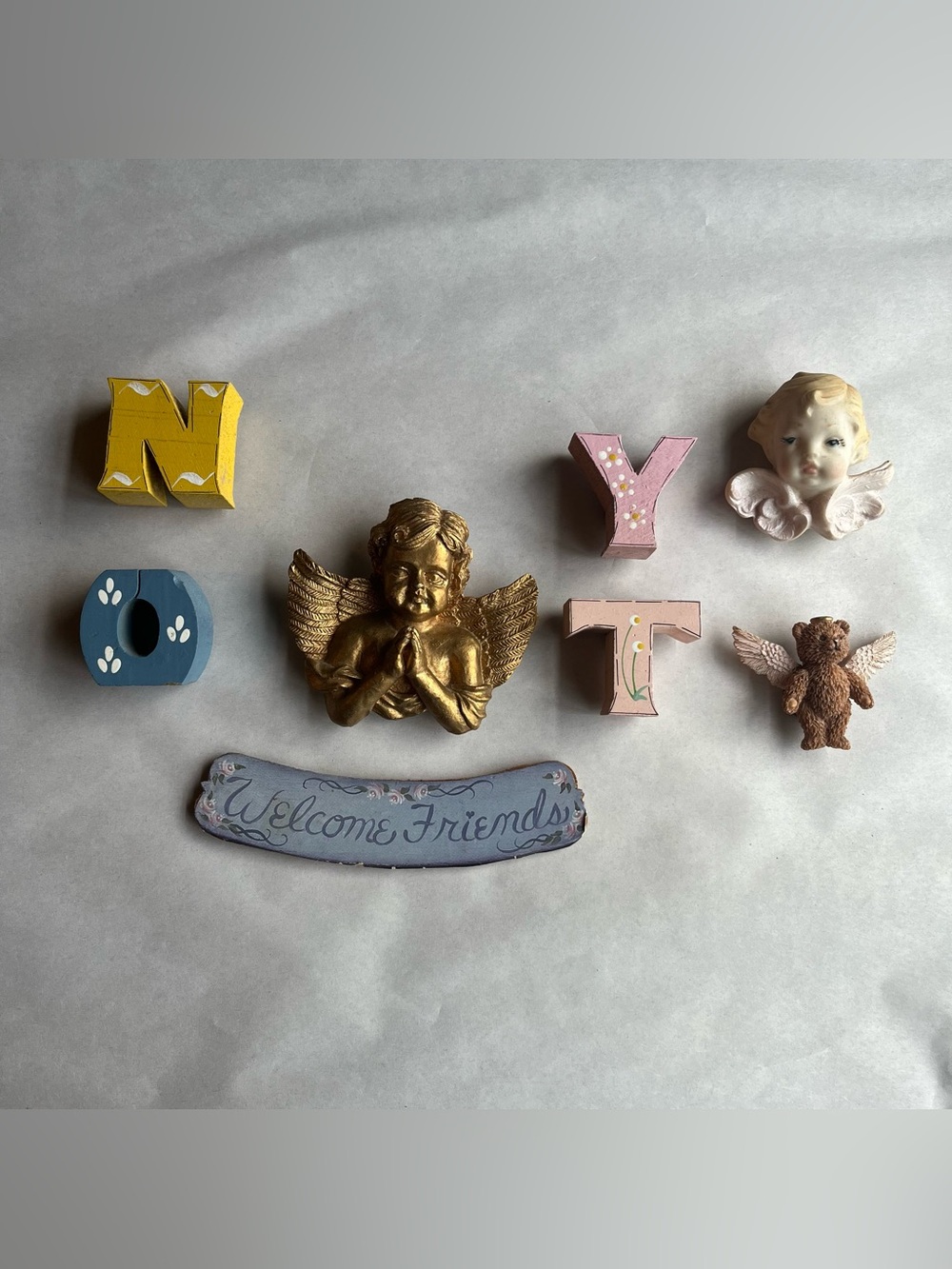 Vintage Cottagecore Magnet Refrigerator Gallery Bundles - Set of 8